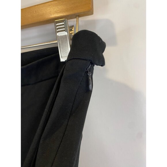 EILEEN FISHER Organic Cotton Stretch Twill Ankle Pant Black Women's Size 8 - Picture 4 of 6